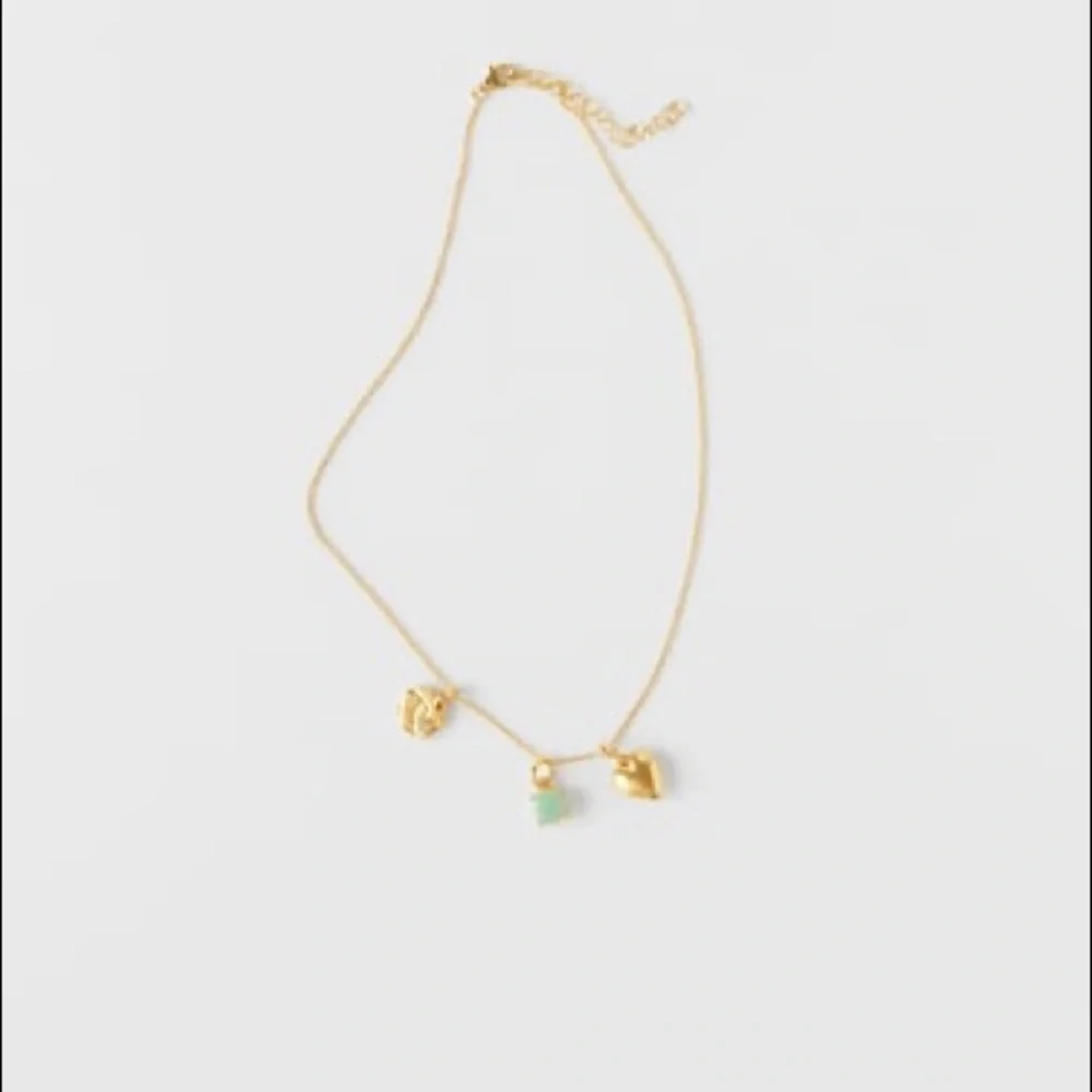 NWT. Zara Kids Sterling Silver Chain with Appliqués Plated in 24k Gold.